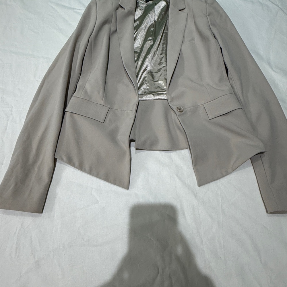 Tahari Women's Taupe Blazer